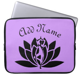 Housse Pour Ordinateur Portable Yoga Lotus