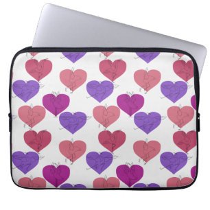 Housse Pour Ordinateur Portable Yoga pose motif   Yoga sans couture motif 1