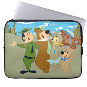 Housse Pour Ordinateur Portable Yogi Ours et amis Accueil chaleureux