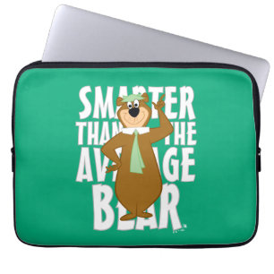 Housse Pour Ordinateur Portable Yogi "Plus Intelligent Que L'Ours Moyen"