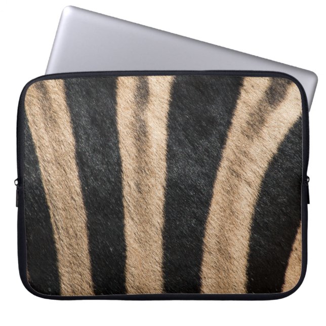 HOUSSE POUR ORDINATEUR PORTABLE ZEBRA POSTER DE ANIMAL STRIPE (Devant)