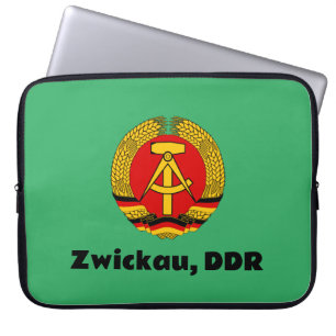 Housse Pour Ordinateur Portable Zwickau, Allemagne - Rétro Est Allemand (RDA, RDA)