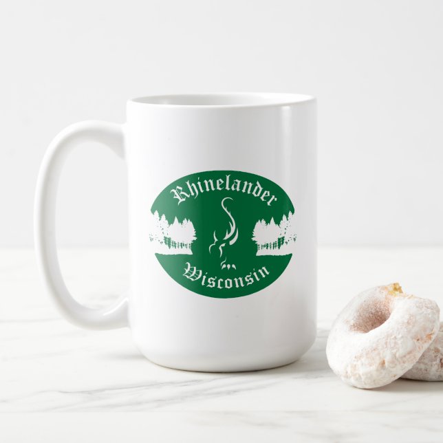 Housse, Rhénanie, Mug de café Wisconsin (Avec donut)