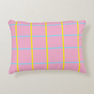 Housses de coussin Rose Poudre  Bleu Argent