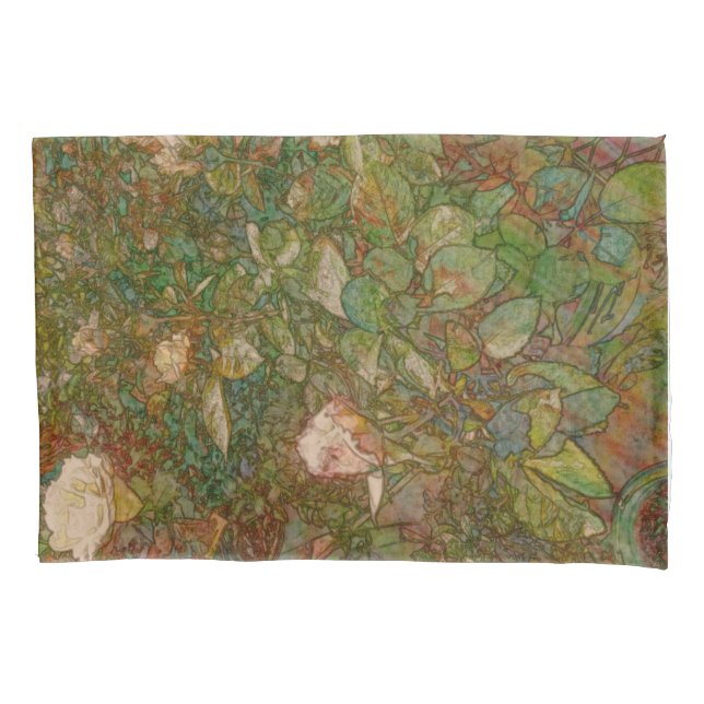 Housses de coussin Roses (devant)