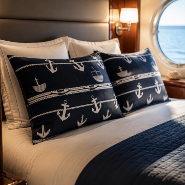 Housses de coussin sur le thème nautique (Créateur téléchargé)