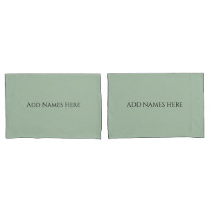 Housses de Coussin Vert Sauge – Housse de Coussin