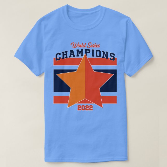 Houston Baseball 2022 Weltmeister T-Shirt (Design vorne)