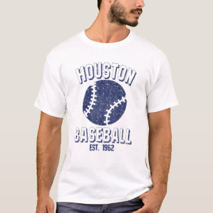 Houston Baseball Fans Est. 1962 Vintager Stil T-Shirt
