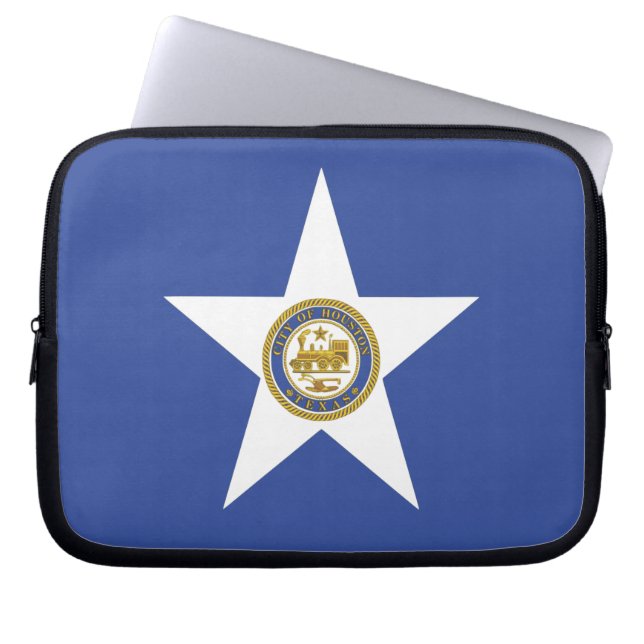 Houston City Flag Laptop Sleeve (Vorderseite)