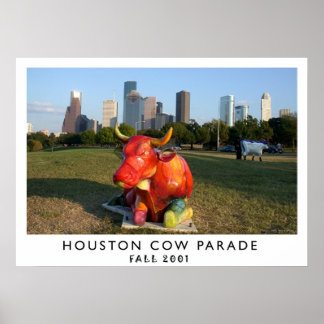 Houston Cow Parade Poster
