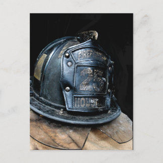Houston Fire Fighter Postcard Postkarte