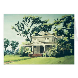 Houston Heights: Aquarellbild von Marie Reeves