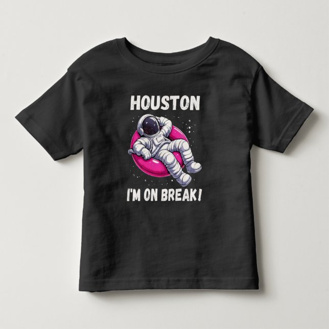 Houston, ich bin im Break - Relaxing Astronaut Kleinkind T-shirt (Vorderseite)