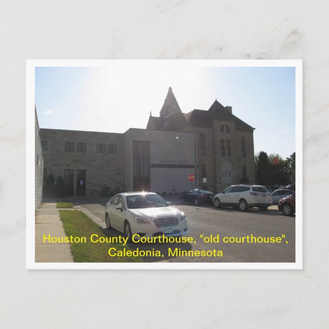 Houston Landkreis Courthouse "Old Court House" Postkarte (Vorderseite)