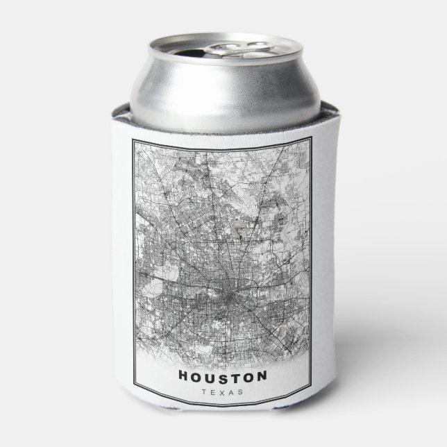 Houston Map Dosenkühler (Kanne Vorderseite)