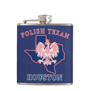 Houston Polish Texan Flachmann