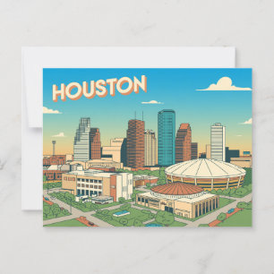 Houston Postcard Postkarte
