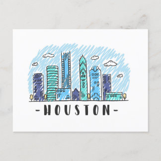 Houston Postkarte