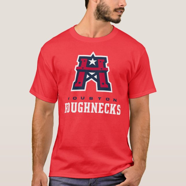 Houston Roughnecks Merch T-Shirt (Vorderseite)