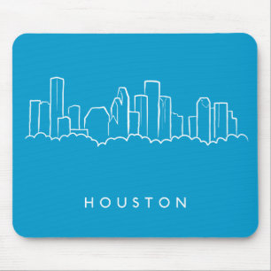 Houston-Skyline Mousepad