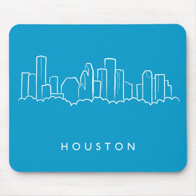 Houston-Skyline Mousepad (Vorne)