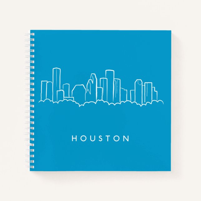 Houston Skyline Notizbuch (Vorderseite)