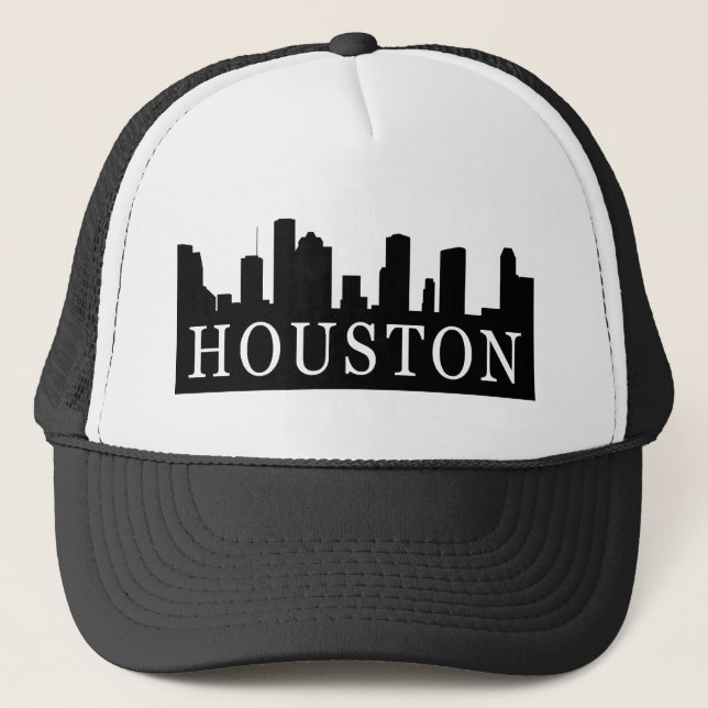 Houston-Skyline Truckerkappe (Vorderseite)