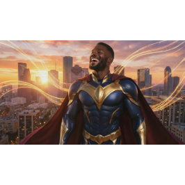 HOUSTON - SUPERHERO BEDRUCKTER RUCKSACK