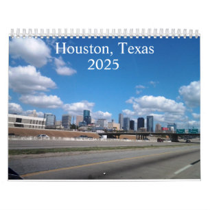 Houston, Texas - Calendrier 2025
