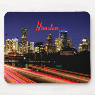 Houston Texas City Skyline Mousepad