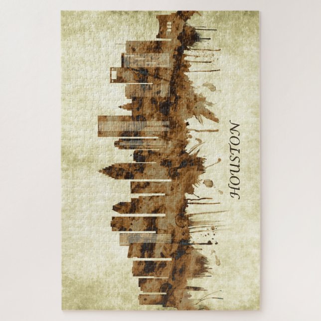 Houston Texas Cityscape (Vertikal)