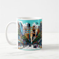 Houston, Texas Downtown Abstrakte Kunst