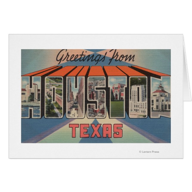 Houston, Texas - Große Briefszenen (Vorderseite (Horizontal))