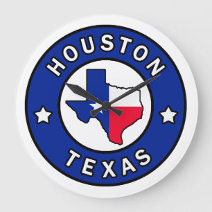 Houston Texas Große Wanduhr