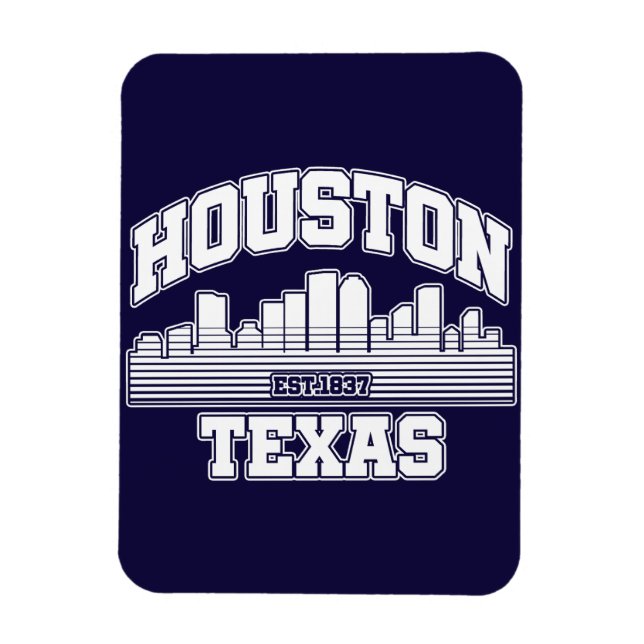 Houston, Texas Magnet (Vertikal)