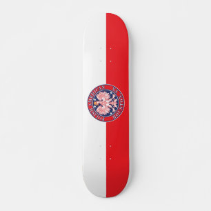 Houston Texas Polnischer Adler Skateboard