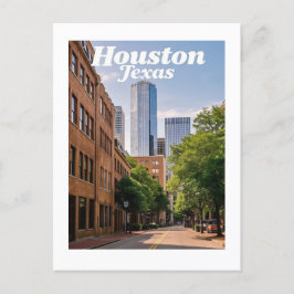 Houston Texas Postcard Postkarte