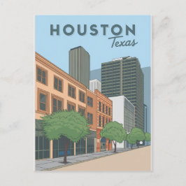 Houston Texas Postcard Postkarte