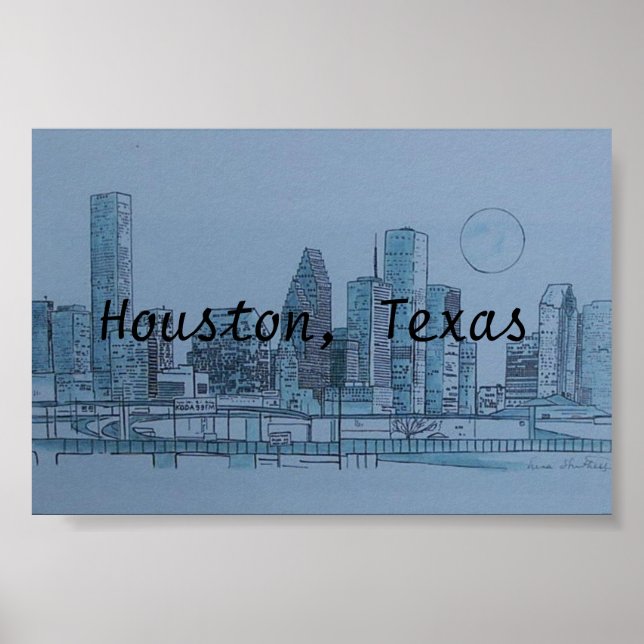 houston Texas Poster (Vorne)