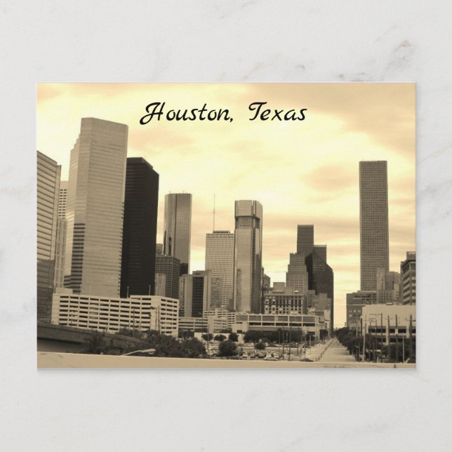 Houston, Texas - Postkarte (Vorderseite)