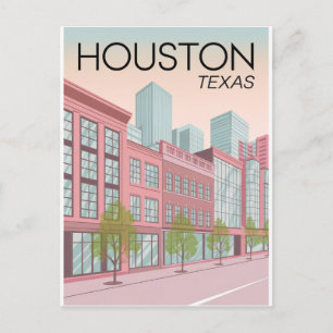 Houston Texas Postkarte