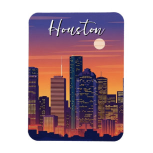 Houston Texas Reise Magnet