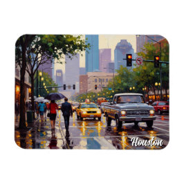 Houston Texas Reise Magnet