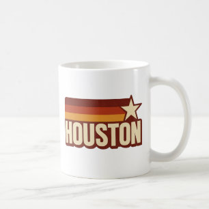 Houston Texas Retro Vintage Stern Design Kaffeetasse