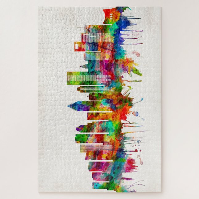 Houston Texas Skyline (Vertikal)