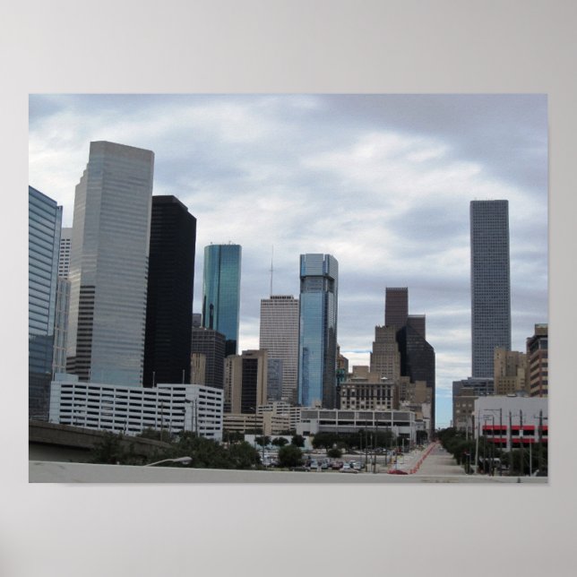 Houston, Texas Skyline - Poster (Vorne)