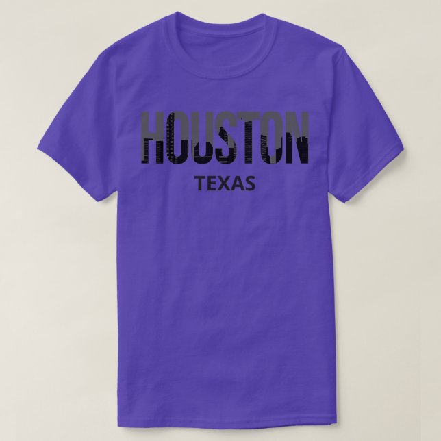Houston Texas Skyline Pride I T-Shirt (Design vorne)