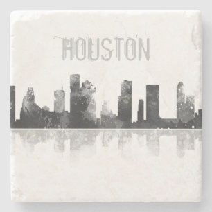 HOUSTON TEXAS SKYLINE - Stein trinkt Untersetzer