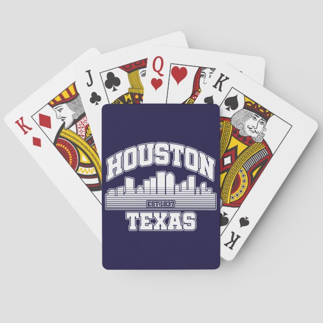 Houston, Texas Spielkarten (Rückseite)